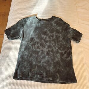 Everlane waffle-knit tie-dye t-shirt - Greenish blue